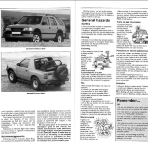 opel frontera 1991 1998 workshop manual