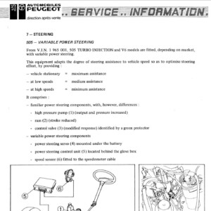peugeot 505 workshop manual