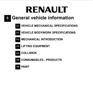 renault fluence 2010 service repair manual