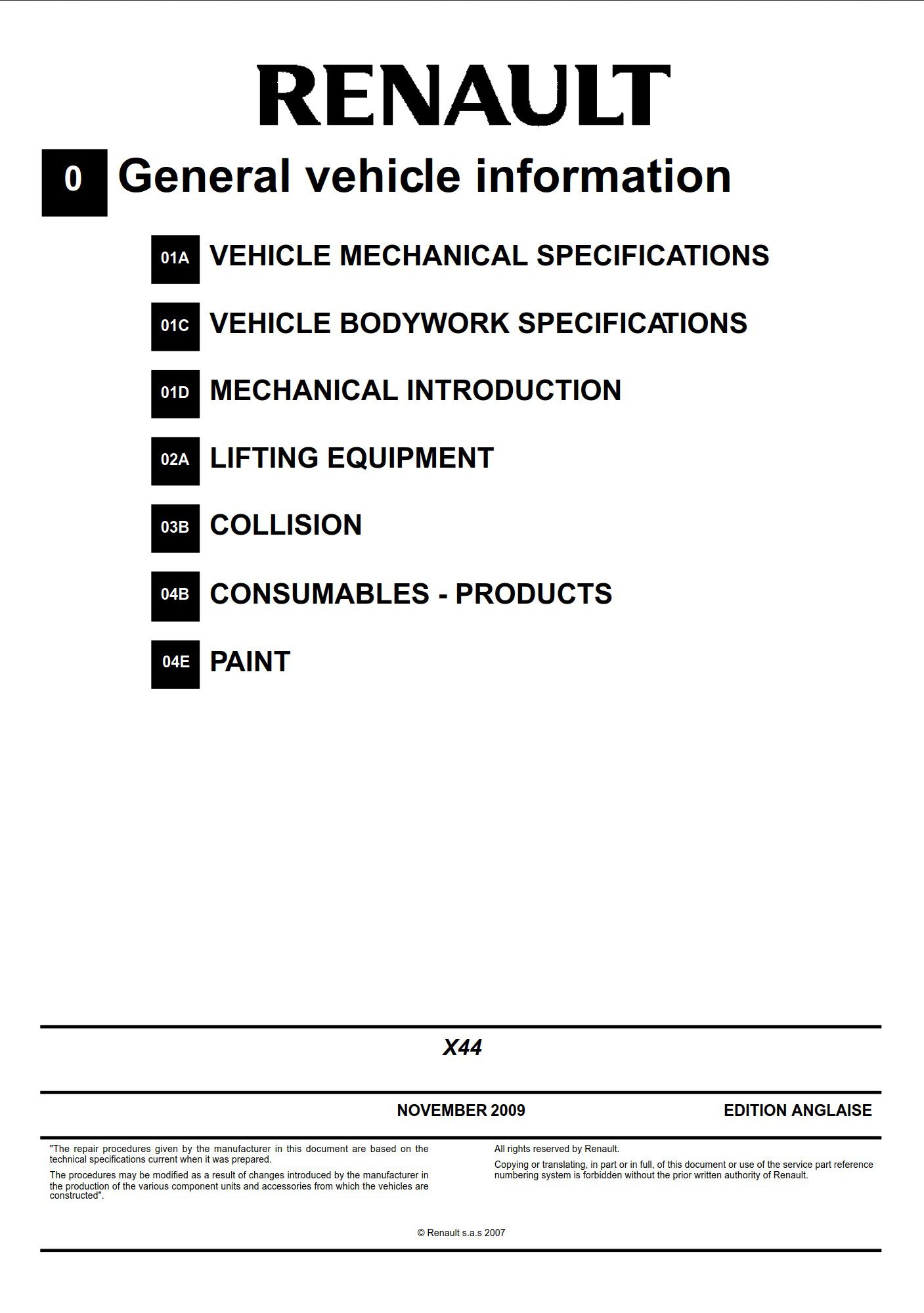 renault twingo 2007 2014 service manual
