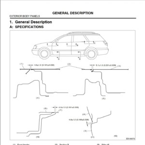 subaru baja 2004 workshop manual