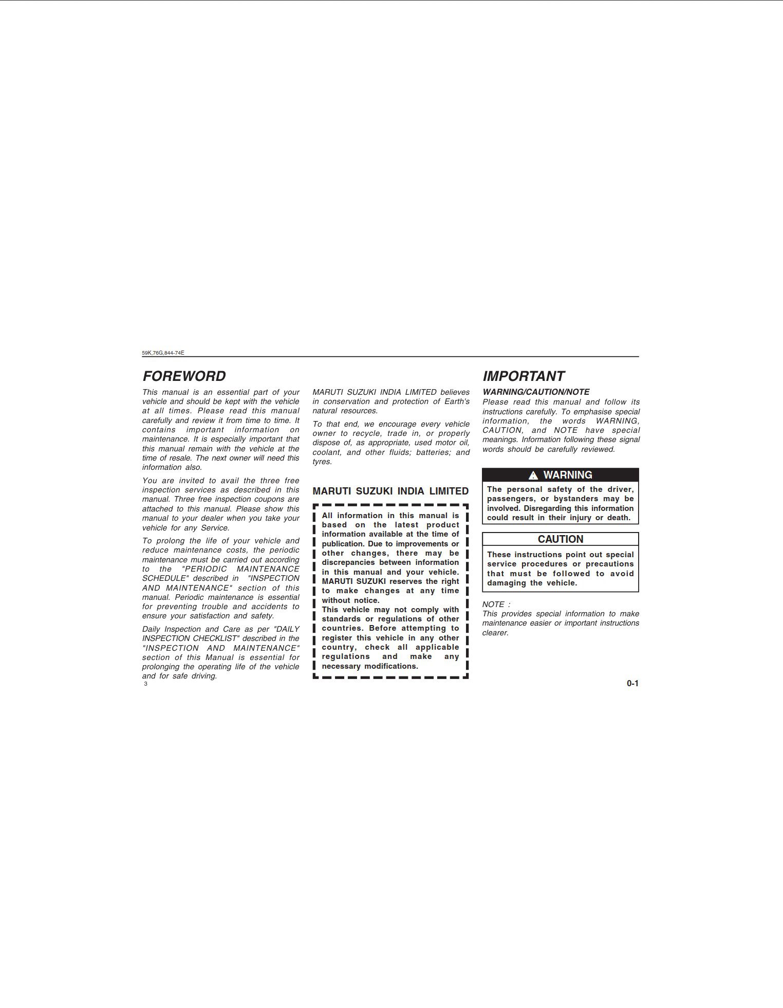 suzuki carry 1999 workshop manual
