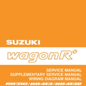 suzuki wagon 1999 r+ service repair manual