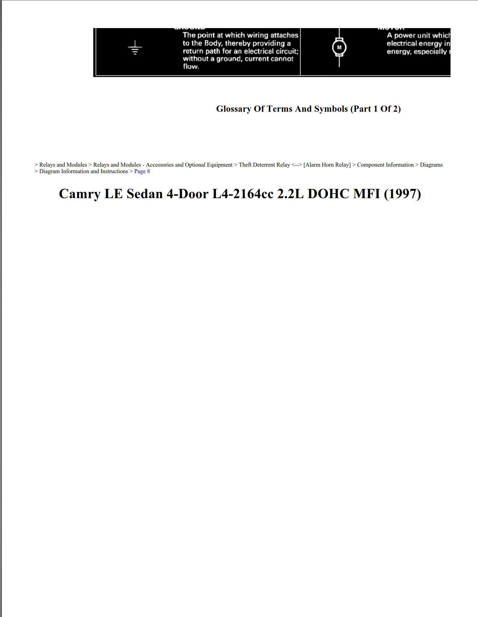 toyota camry 1997 2.2l dohc mfi workshop manual