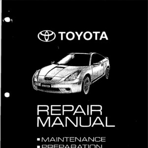 toyota celica 2000 workshop manual