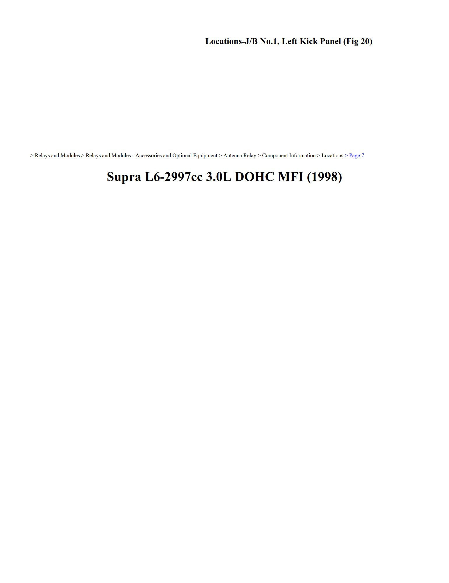toyota supra 1998 3.0l dohc workshop manual