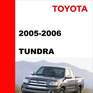 toyota tundra 2005 2006 factory repair manual