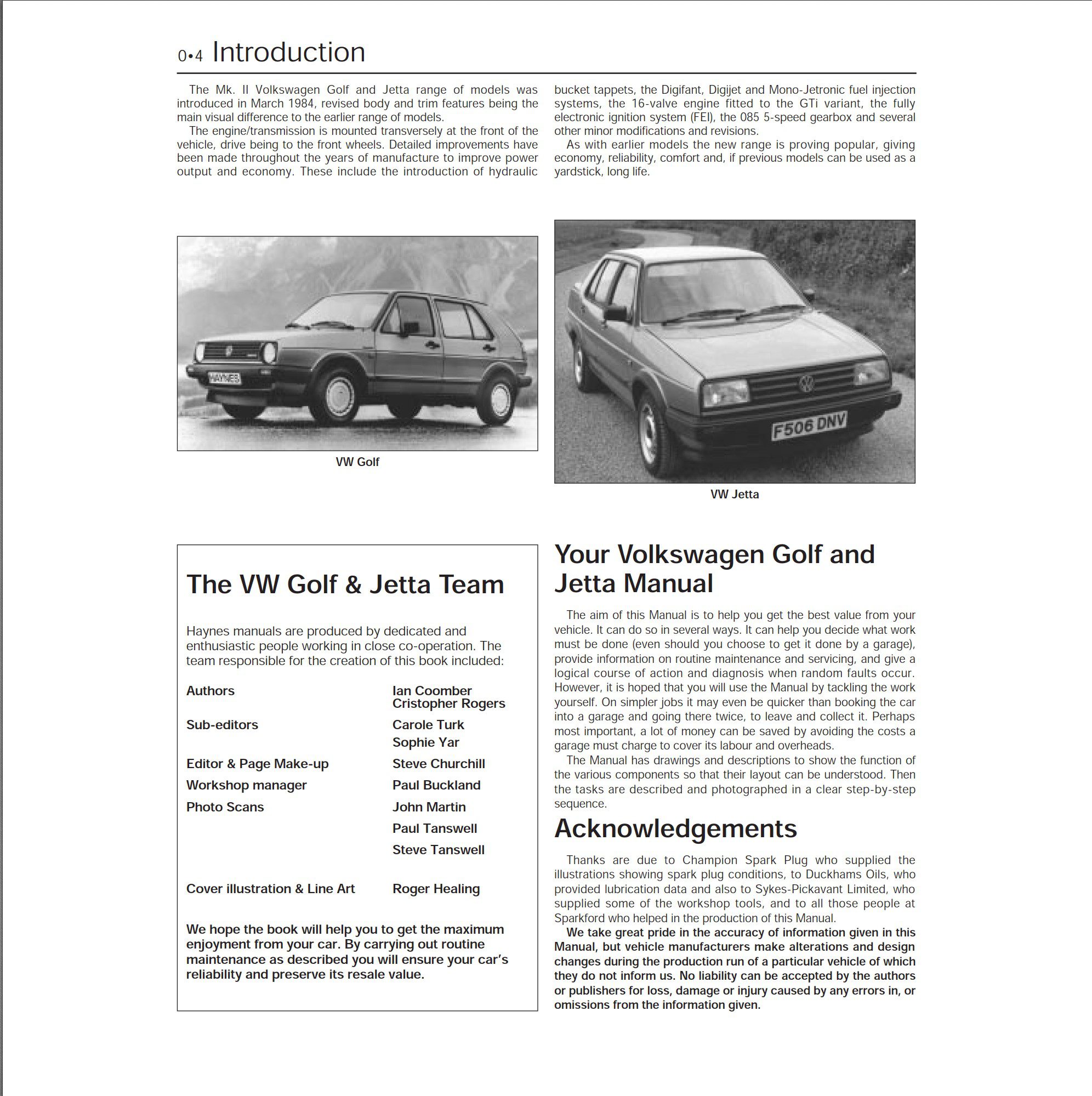 volkswagen jetta 1983 1992 mk2 workshop manual