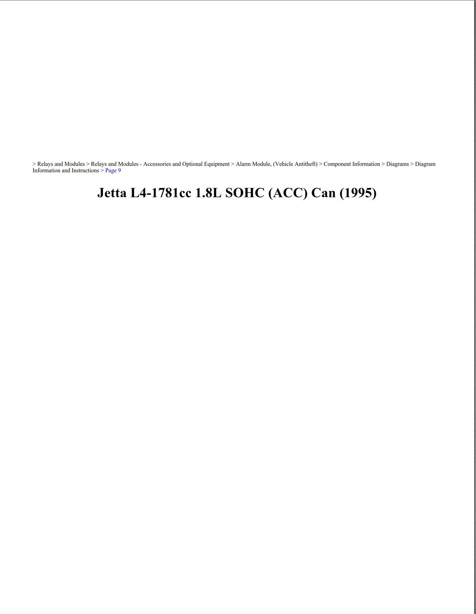 volkswagen jetta 1995 1.8l sohc workshop manual