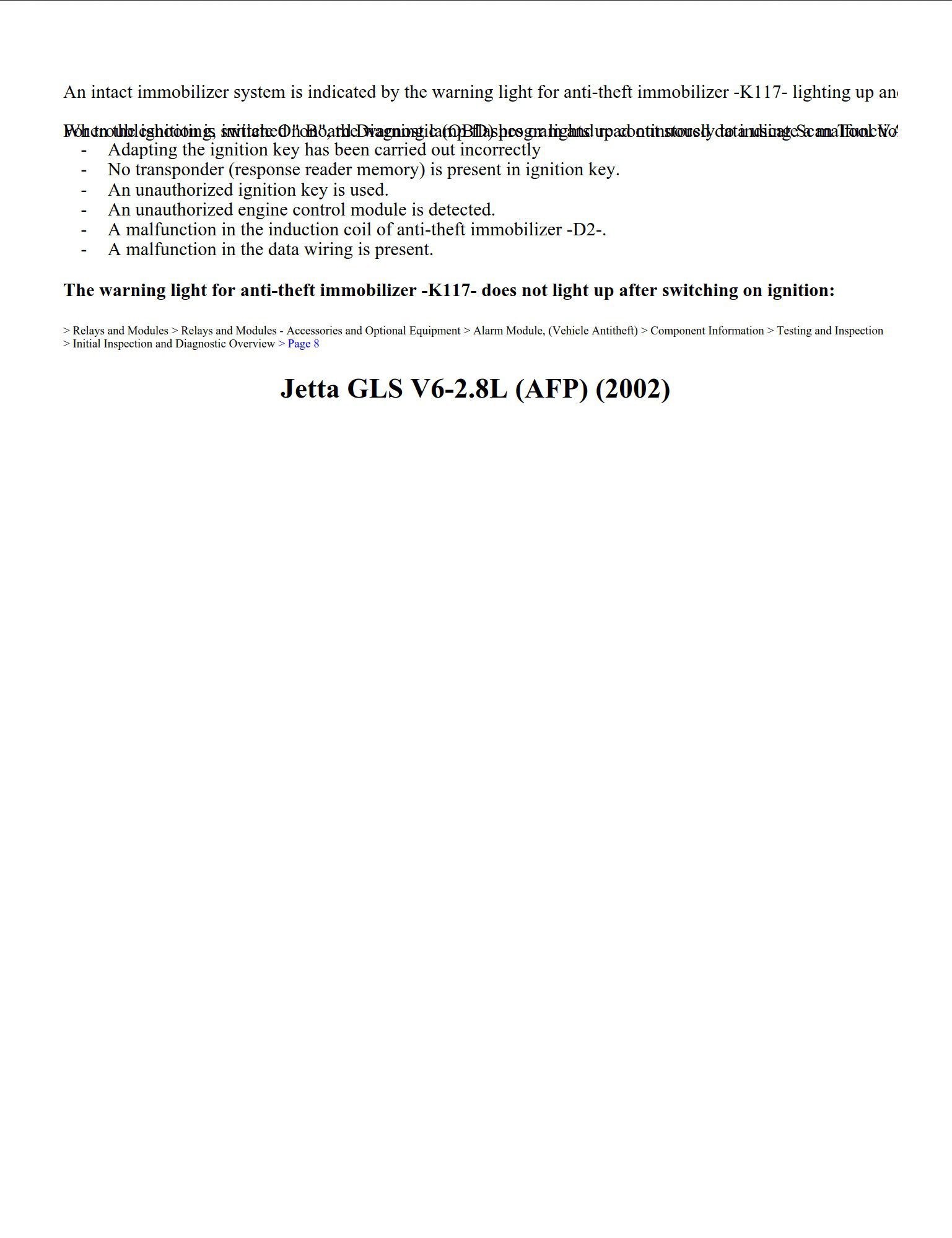 volkswagen jetta 2002 v6 2.8l workshop manual