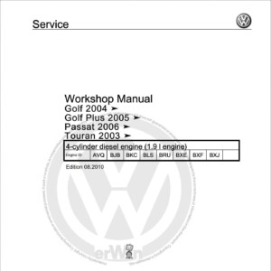 volkswagen touran 2003 workshop manual
