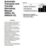 mazda cx 7 2006 aw6a el aw6ax el automatic transaxle workshop manual