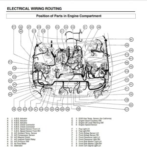 lexus ls400 1990 (ucf 10 series) (ewd070u) electrical wiring diagram