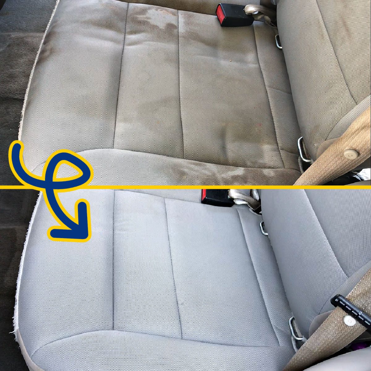 before after decluttering