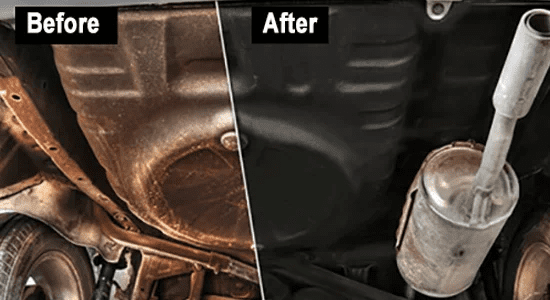 before after rust treatment comparison before after rust treatment comparison
