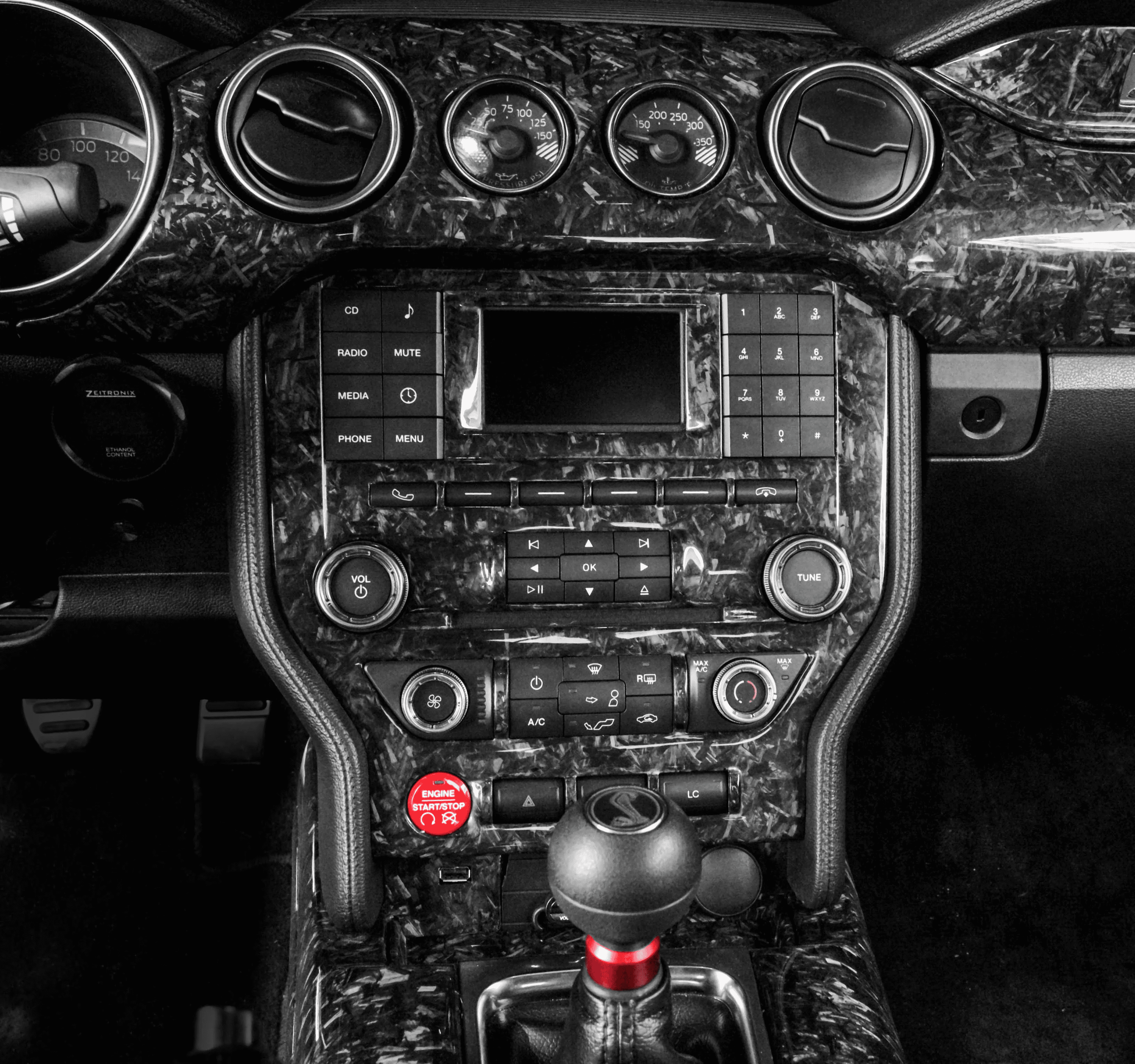carbon fiber dash kit installation