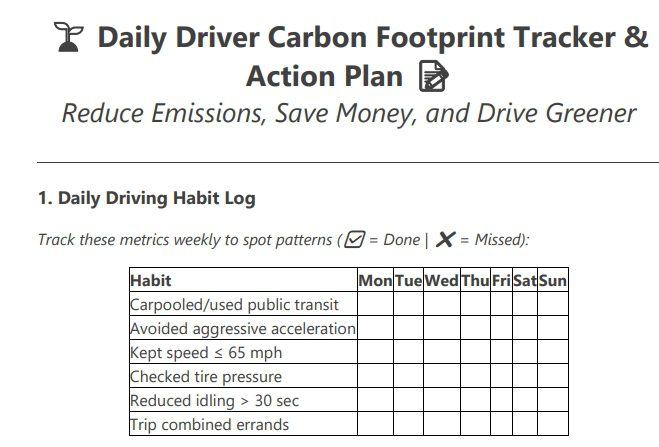 carbon footprint tracker preview