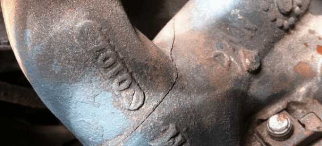cracked vs. healthy manifold