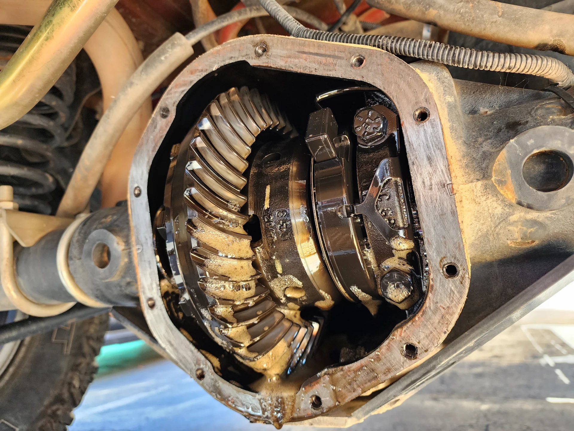 differential rebuild gear setup and shim adjustments