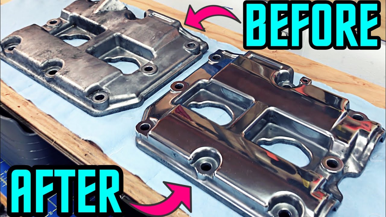 diy valve cover polishing transform your engine bay