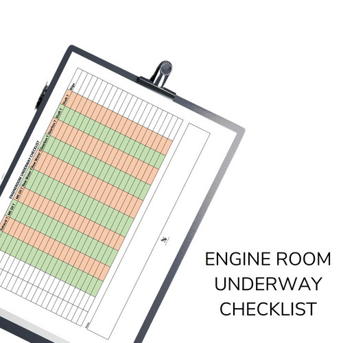 engine bay checklist labels