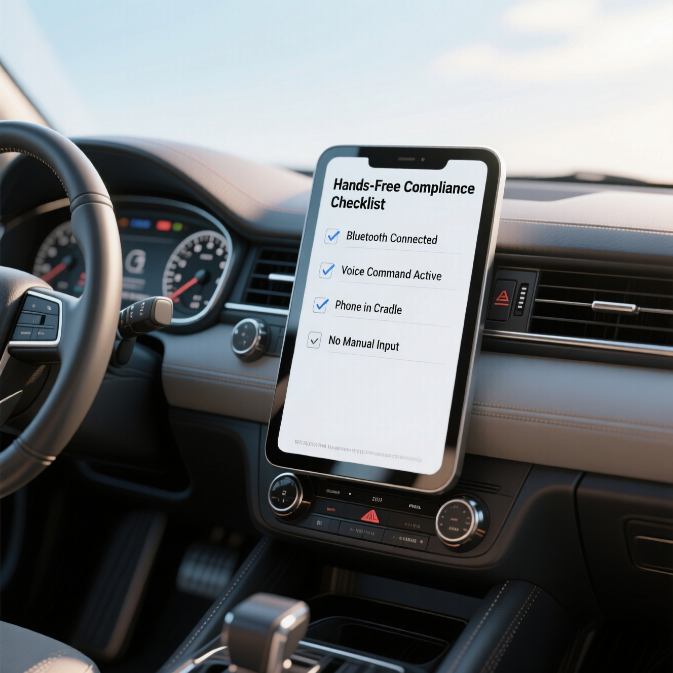 hands free compliance checklist
