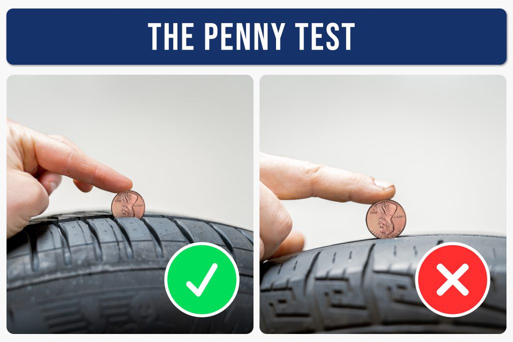 how to check tire tread depth for maximum safety