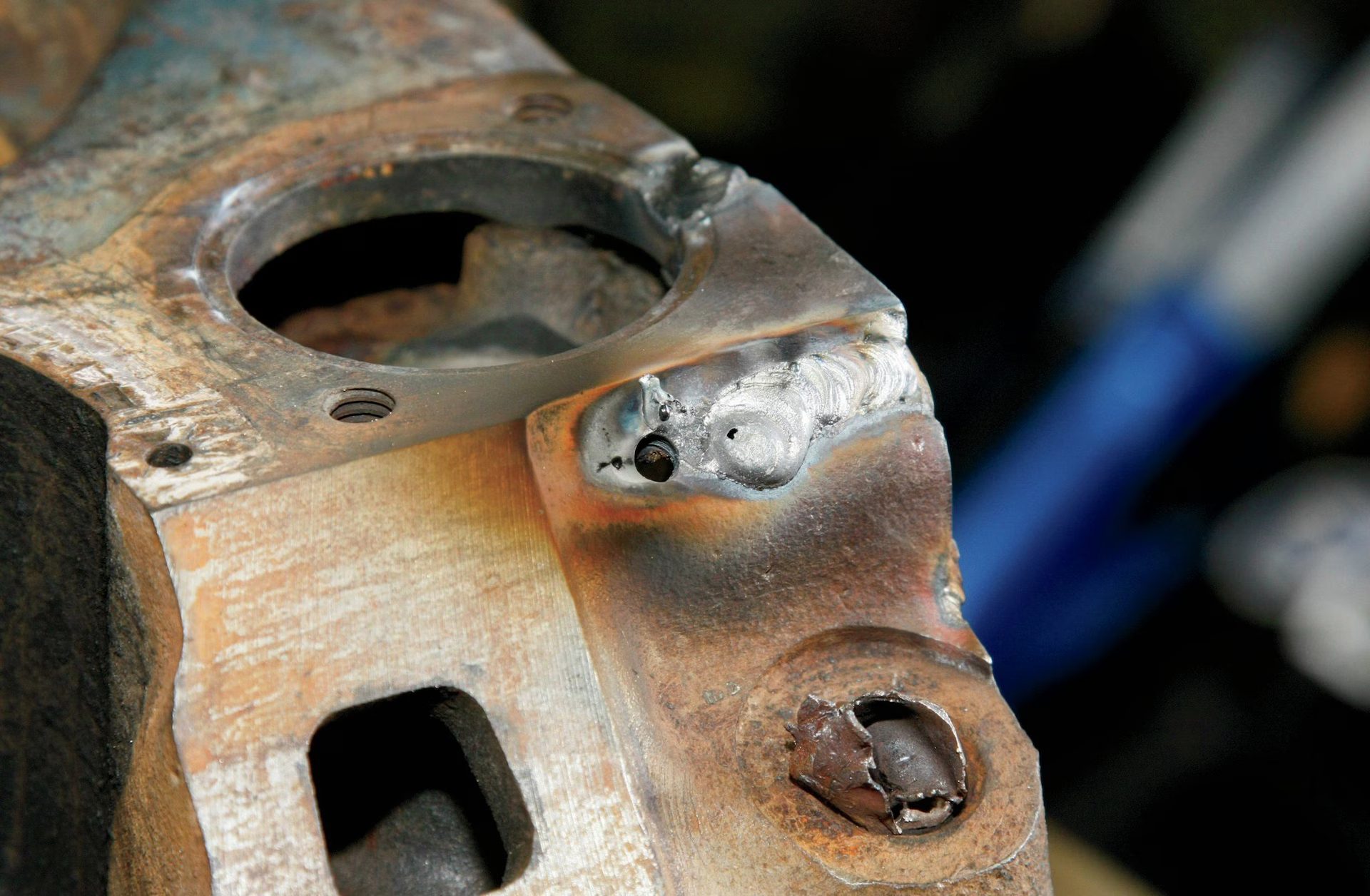 how to repair a cracked engine block epoxy vs. welding