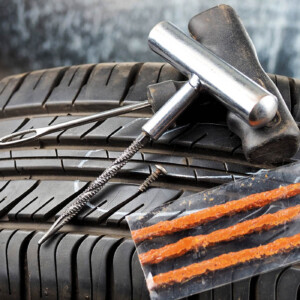 flat car tire repair kit, tire plug repair kit for tubeless tire
