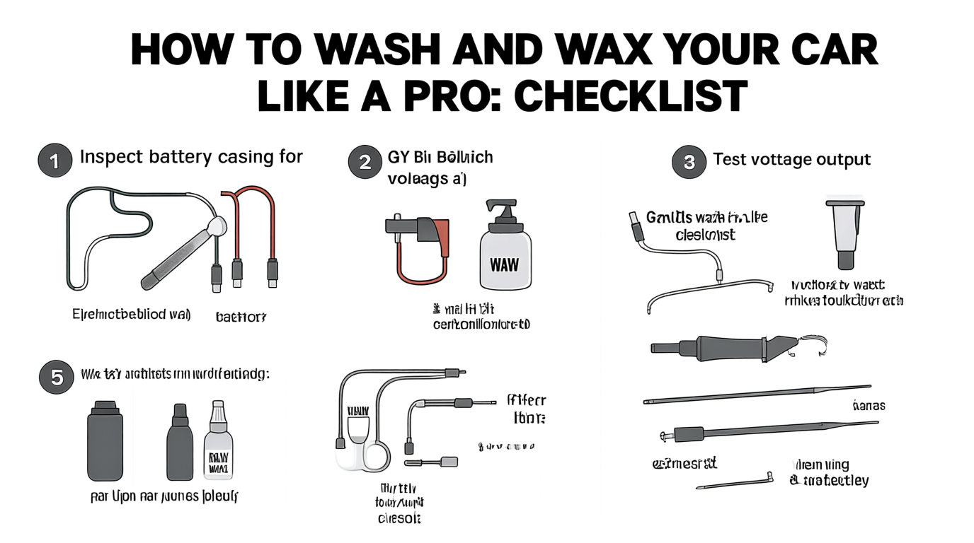 how to wash and wax your car like a pro (checklist)