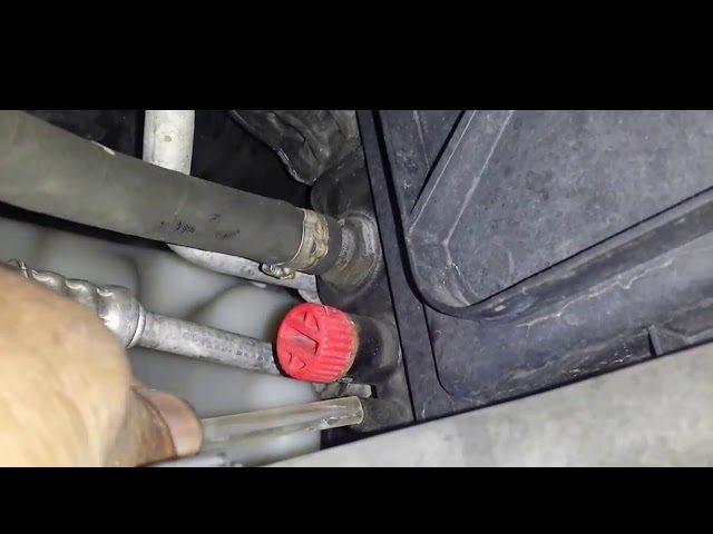 radiator drain plug location