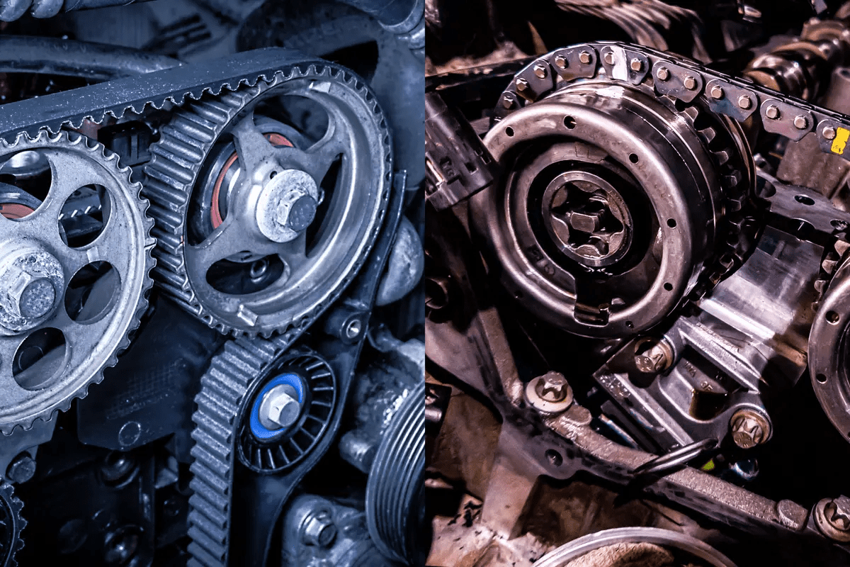 timing chain vs. belt timing chain vs. belt