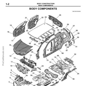 Mitsubishi OUTLANDER 2006 BODY REPAIR MANUAL