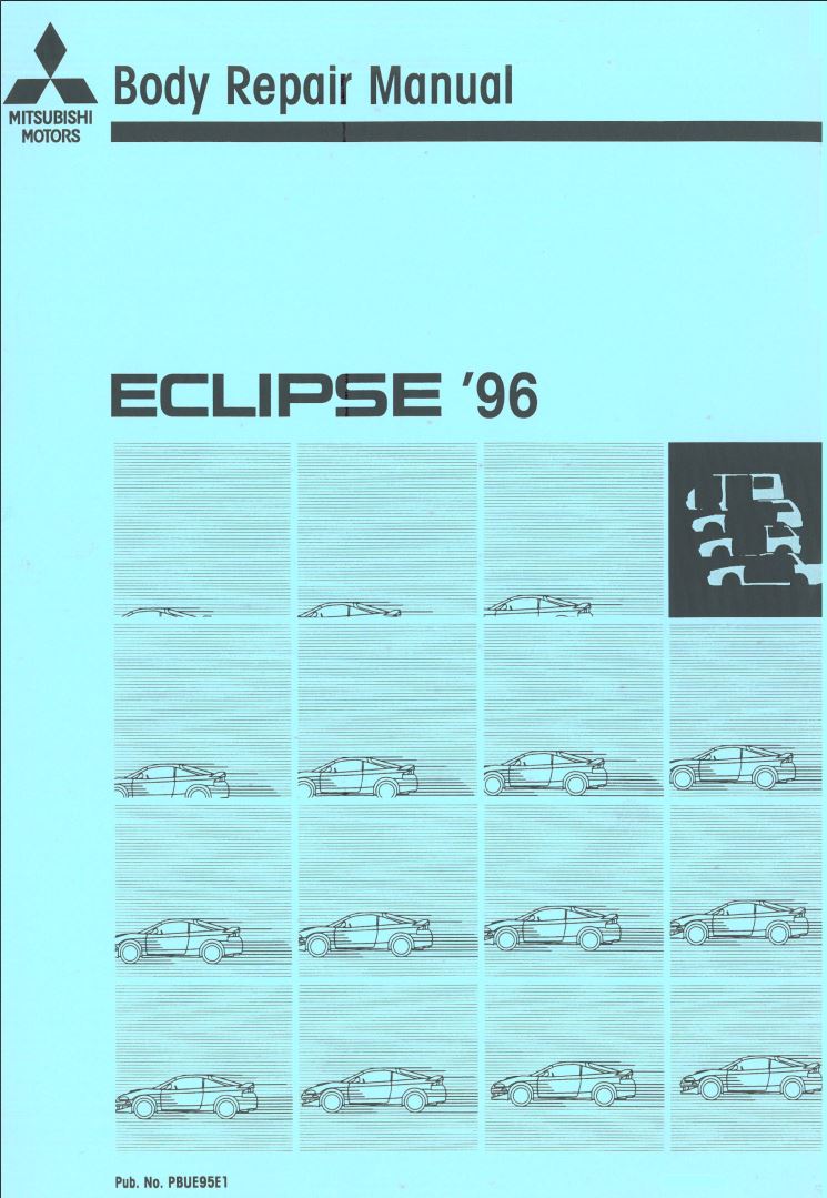 Mitsubishi Eclipse 1996 Body Repair Manual.