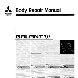 Mitsubishi Galant 1997 Body Repair Manual
