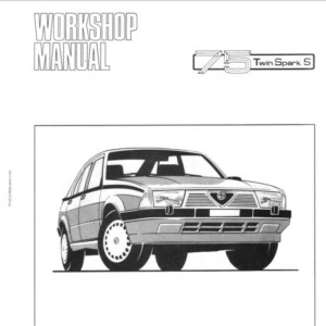 Alfa Romeo 75 Twin Spark S Workshop Manual (PA423800000000)