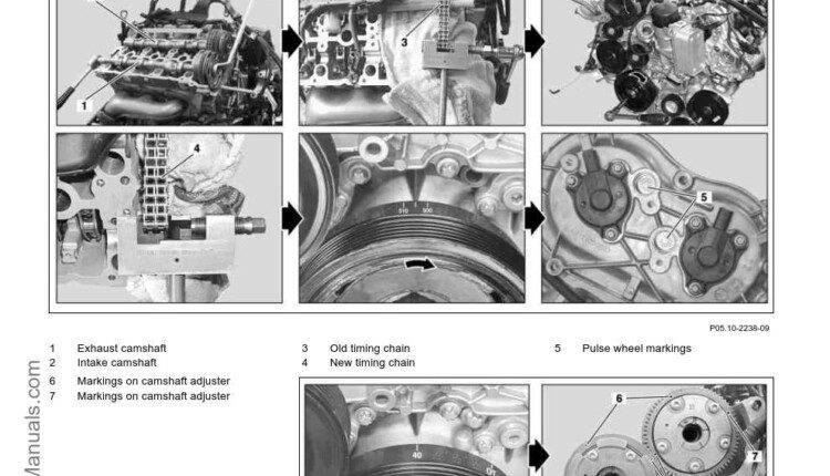 Mercedes Engine M272 M273 in MODEL 212 Manual