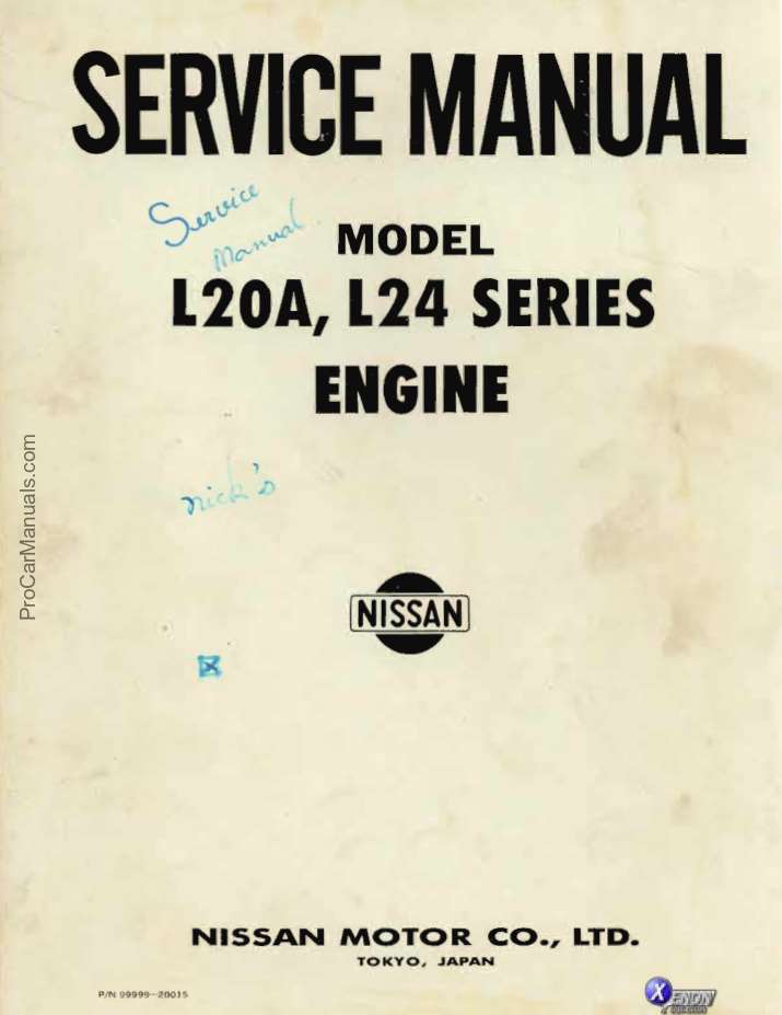Free Nissan Repair Manual Pdf