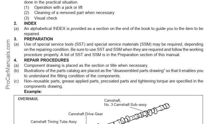 Toyota 1AZ-FE Engine Repair Manual (RM865E)