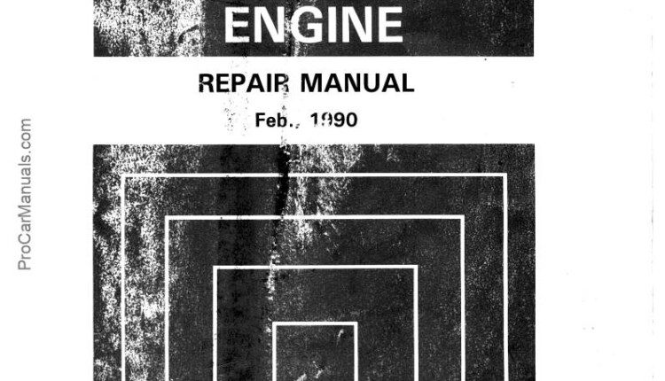 Toyota 1hd 1hz 1pz-t Engine Service Repair Manual (RM172E)