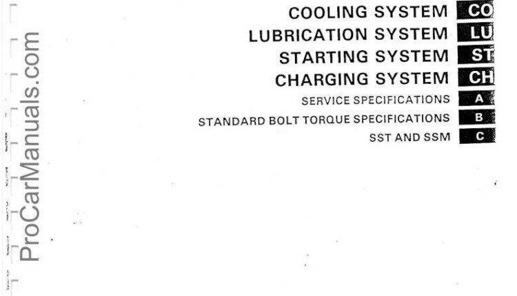 Toyota - Page 4 Of 4 - ProCarManuals.com