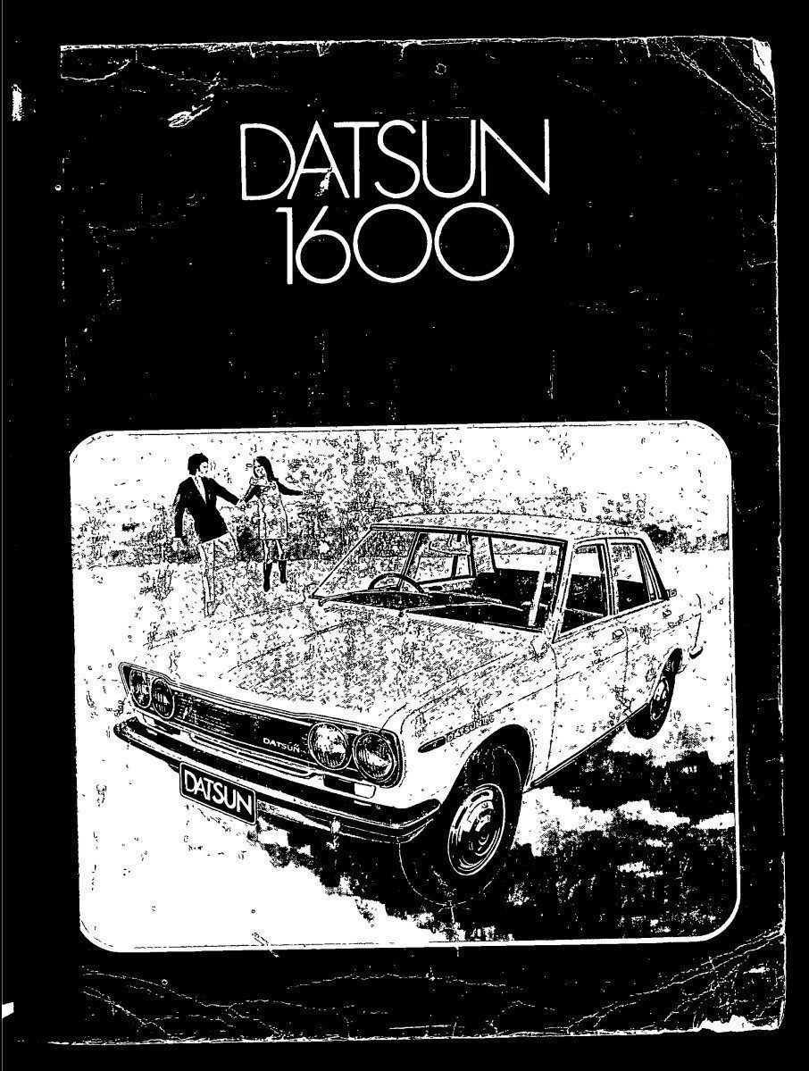 Datsun 1600 510 Series L16 Engine Service Repair Manual