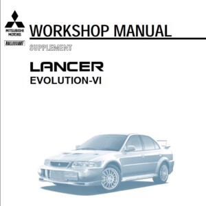 Mitsubishi Lancer Evolution VI 1999 Service Repair Manual