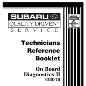 Subaru On Board Diagnostics II (OBD II)