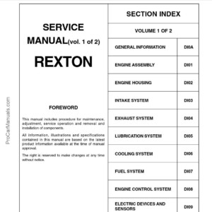 SsangYong Rexton Service Repair Manual