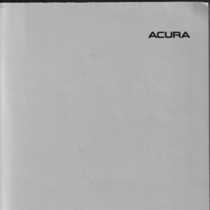 Acura Integra 1994 Service Repair Manual