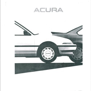 Acura Integra Honda Integra 1986 - 1989 Service Repair Manual