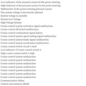 Alfa Romeo 147 156 166 Fault Codes