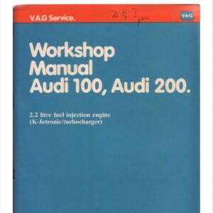Audi 100 200 Workshop Service Repair Manual
