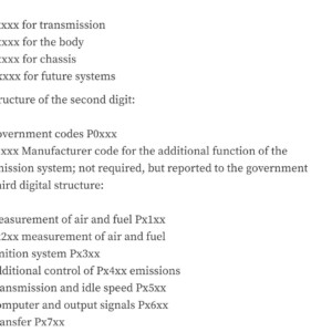 Audi Fault Codes